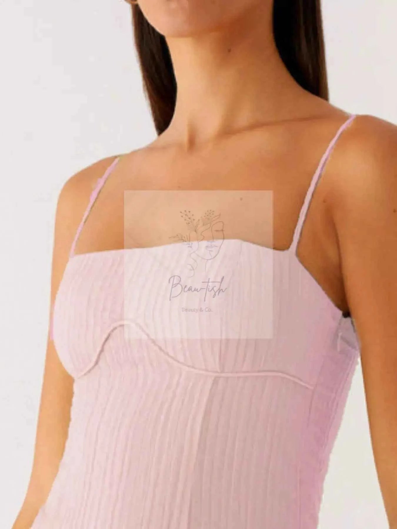 Ruffle Hem Cami Mini Dress