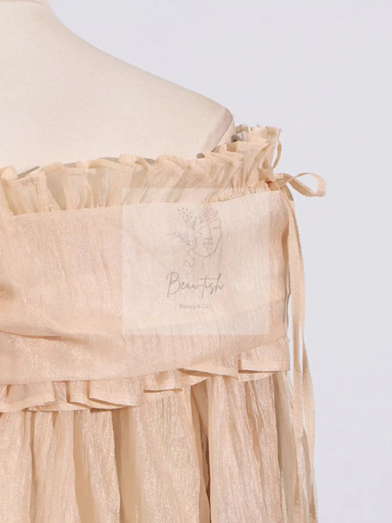 Ruffle Off-Shoulder Flounce Sleeve Blouse