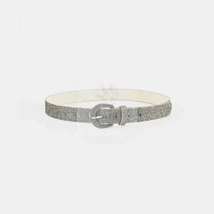 Sequin PU Leather Belt