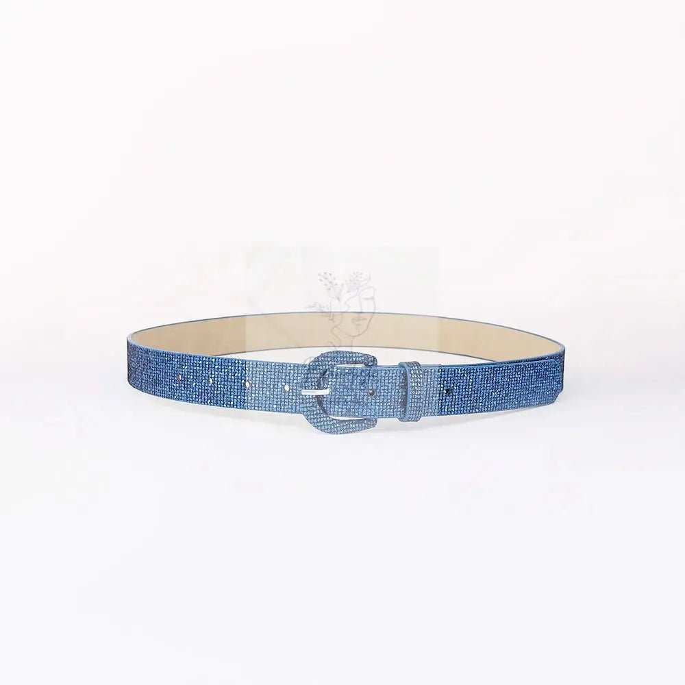 Sequin PU Leather Belt
