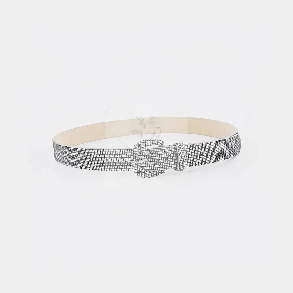 Sequin PU Leather Belt