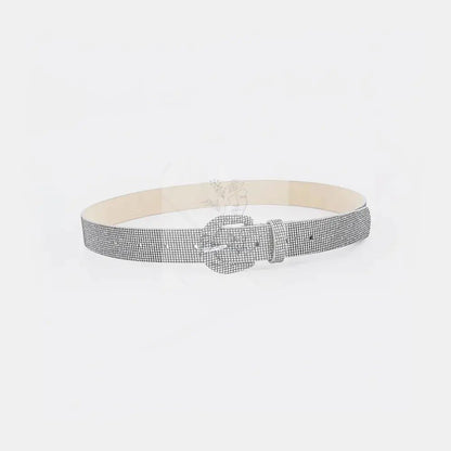 Sequin PU Leather Belt