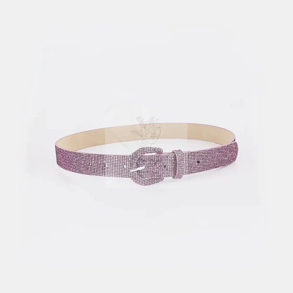 Sequin PU Leather Belt
