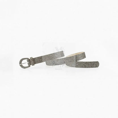 Sequin PU Leather Belt