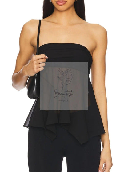 Sheer Tube Top with Scarf