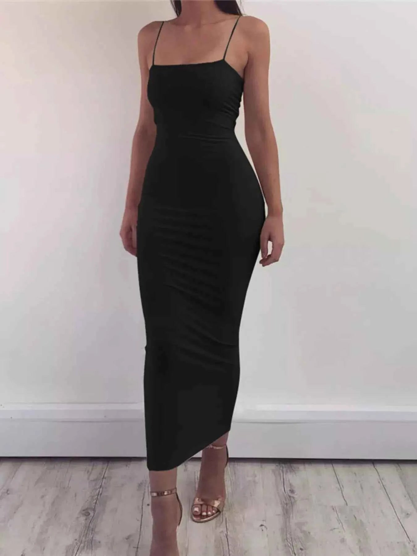 Sleeveless Bodycon Midi Dress