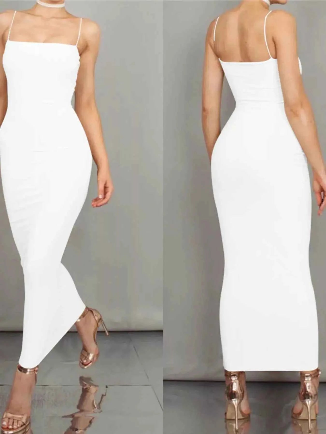 Sleeveless Bodycon Midi Dress