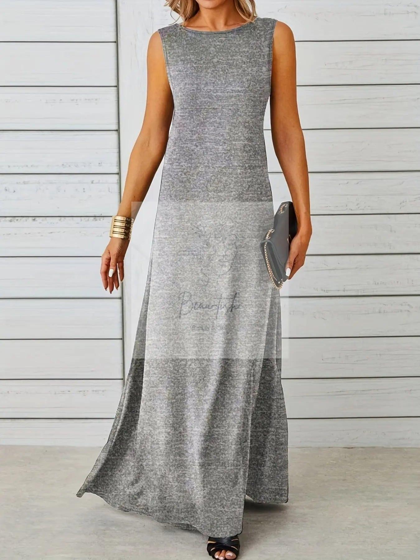 Sleeveless Flowy Maxi Dress