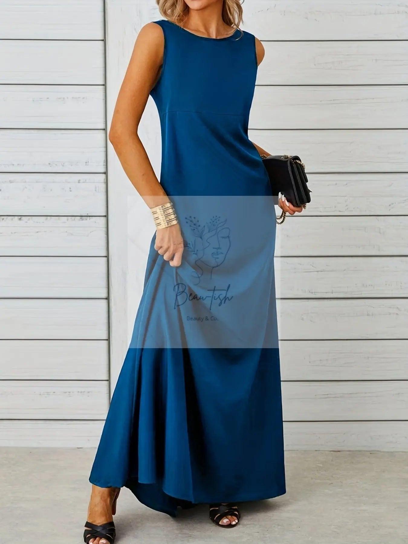 Sleeveless Flowy Maxi Dress