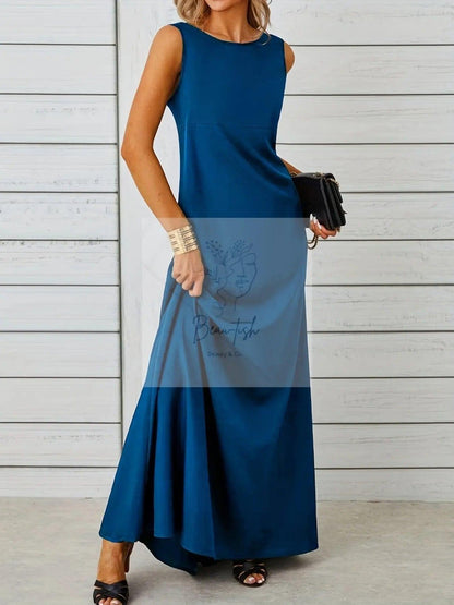 Sleeveless Flowy Maxi Dress