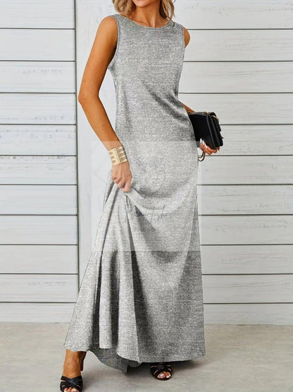 Sleeveless Flowy Maxi Dress