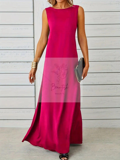 Sleeveless Flowy Maxi Dress