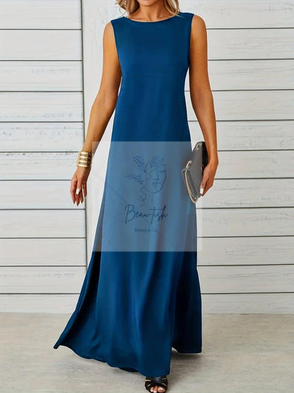 Sleeveless Flowy Maxi Dress