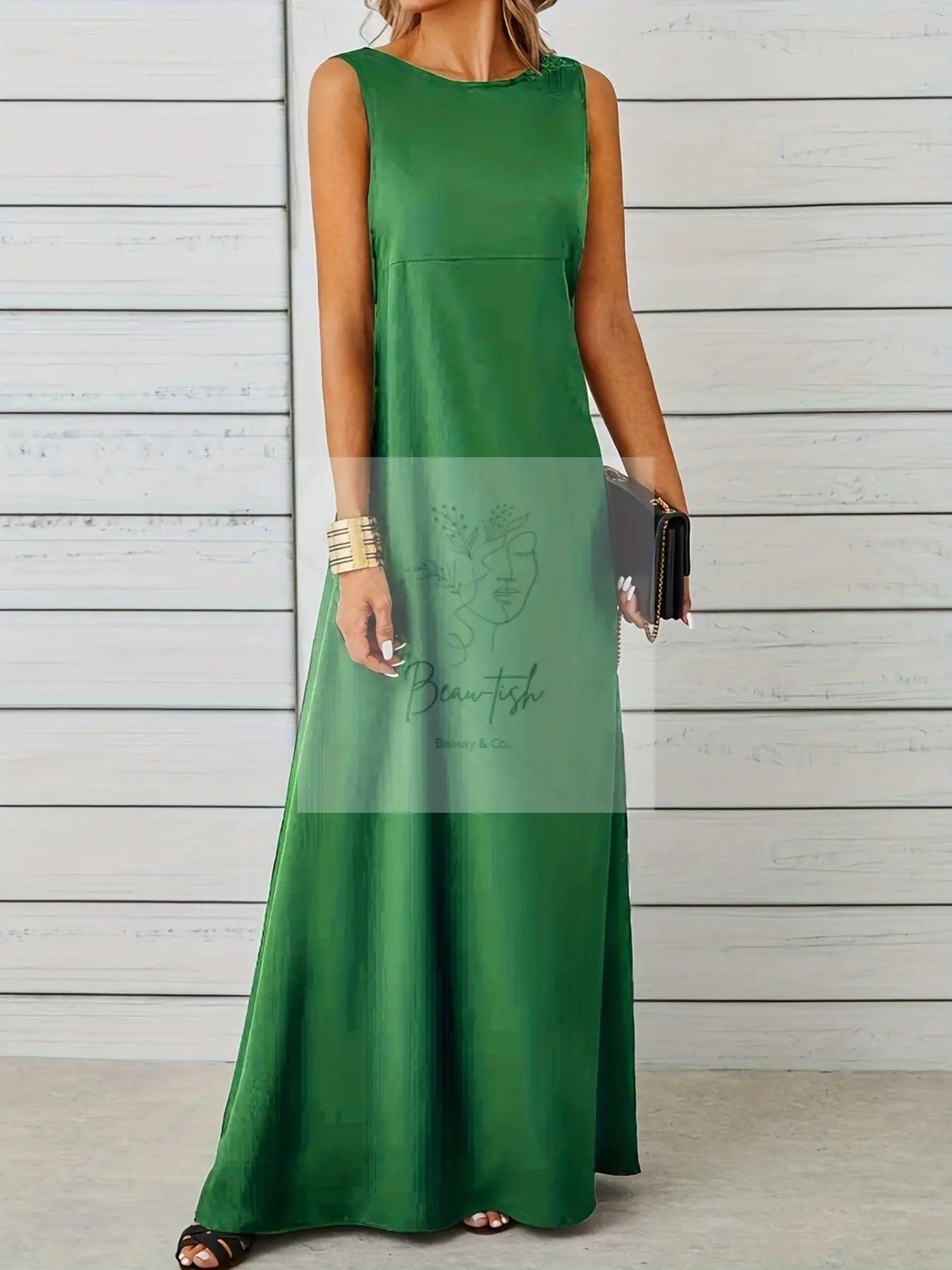 Sleeveless Flowy Maxi Dress