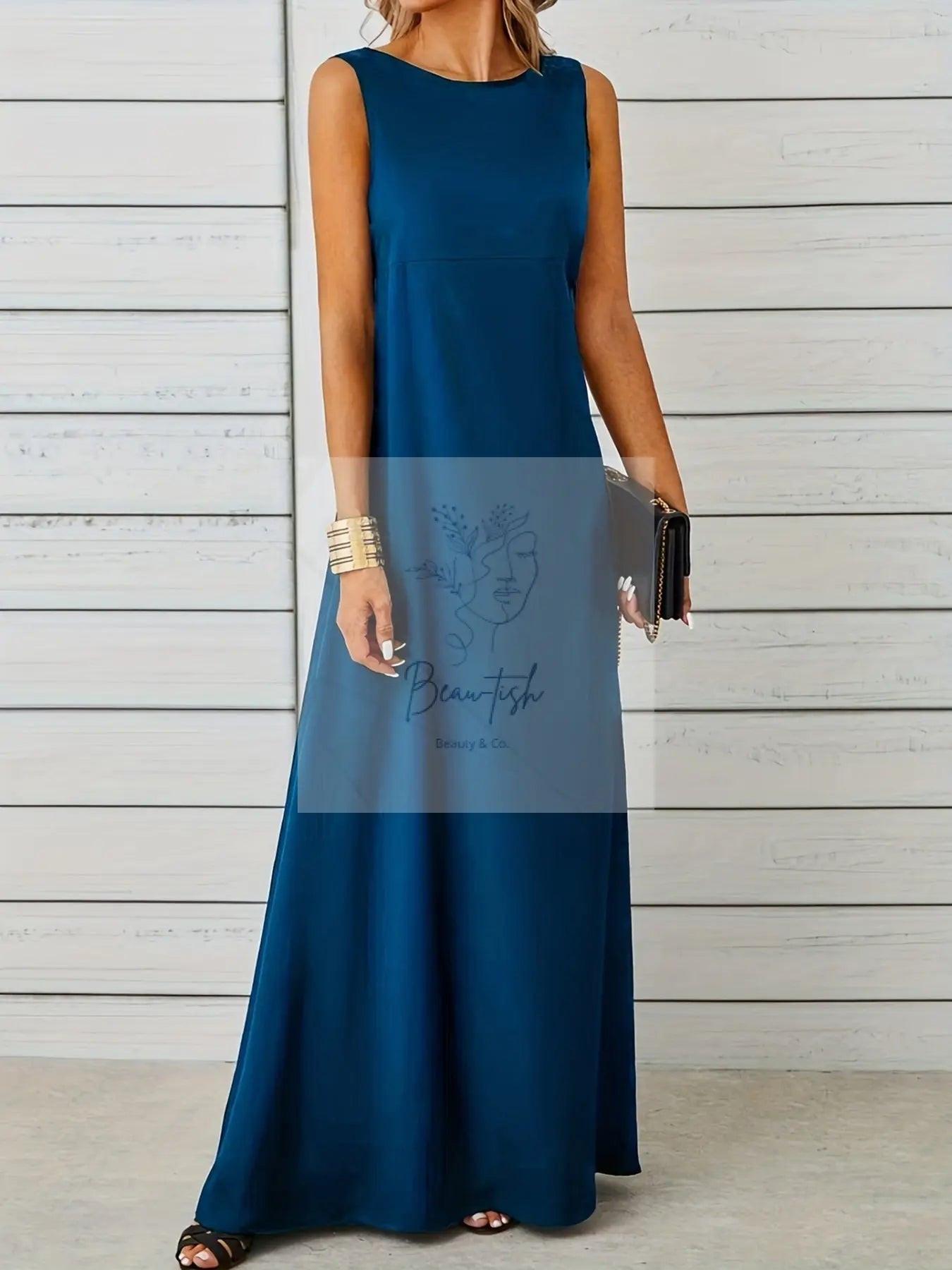 Sleeveless Flowy Maxi Dress