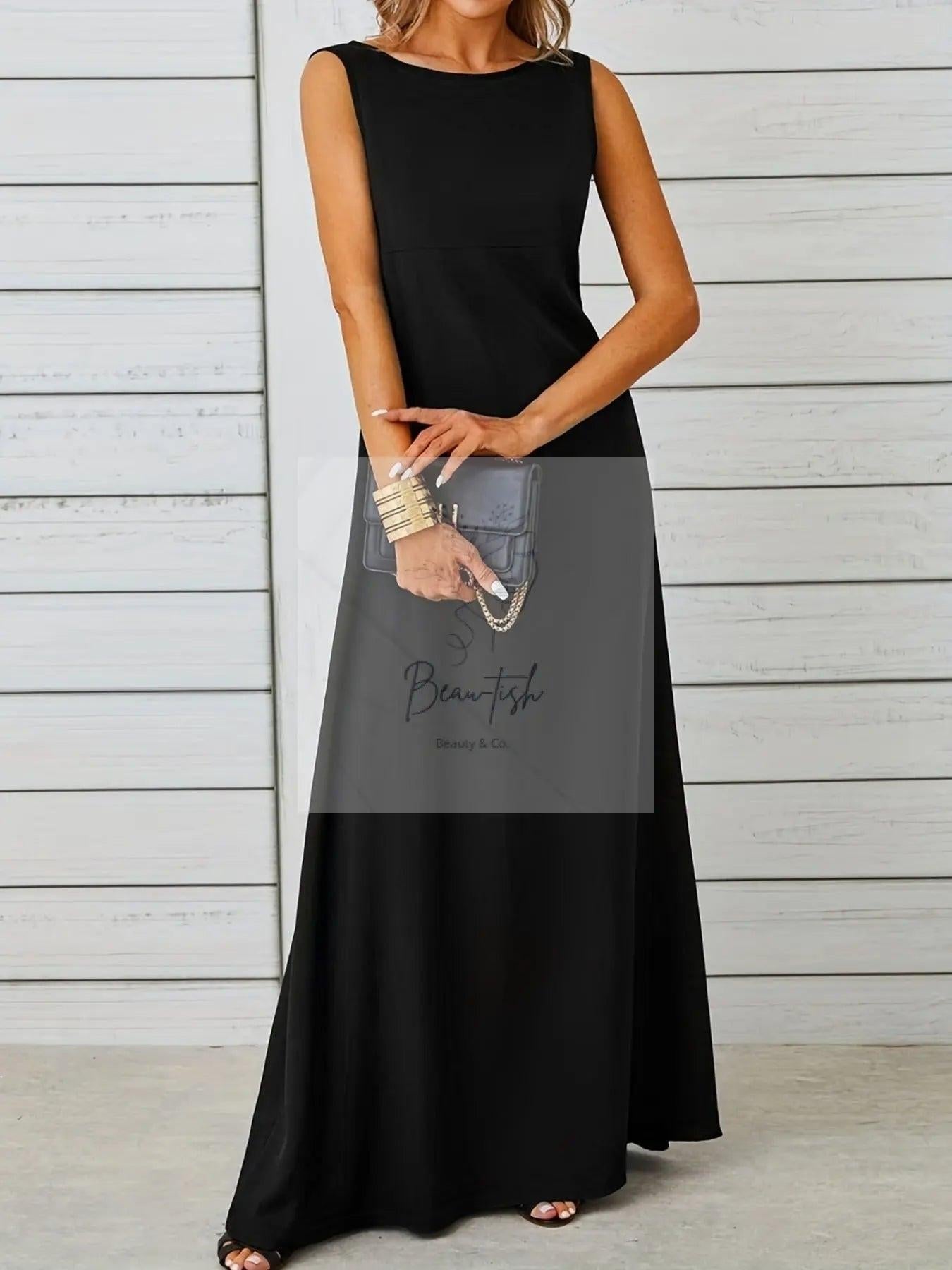 Sleeveless Flowy Maxi Dress