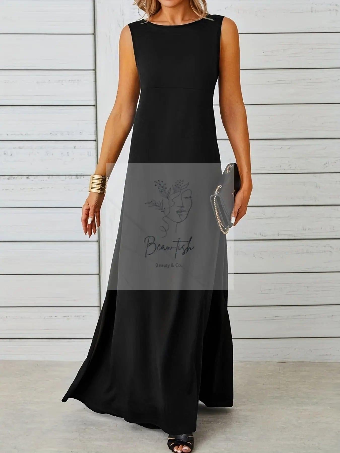 Sleeveless Flowy Maxi Dress