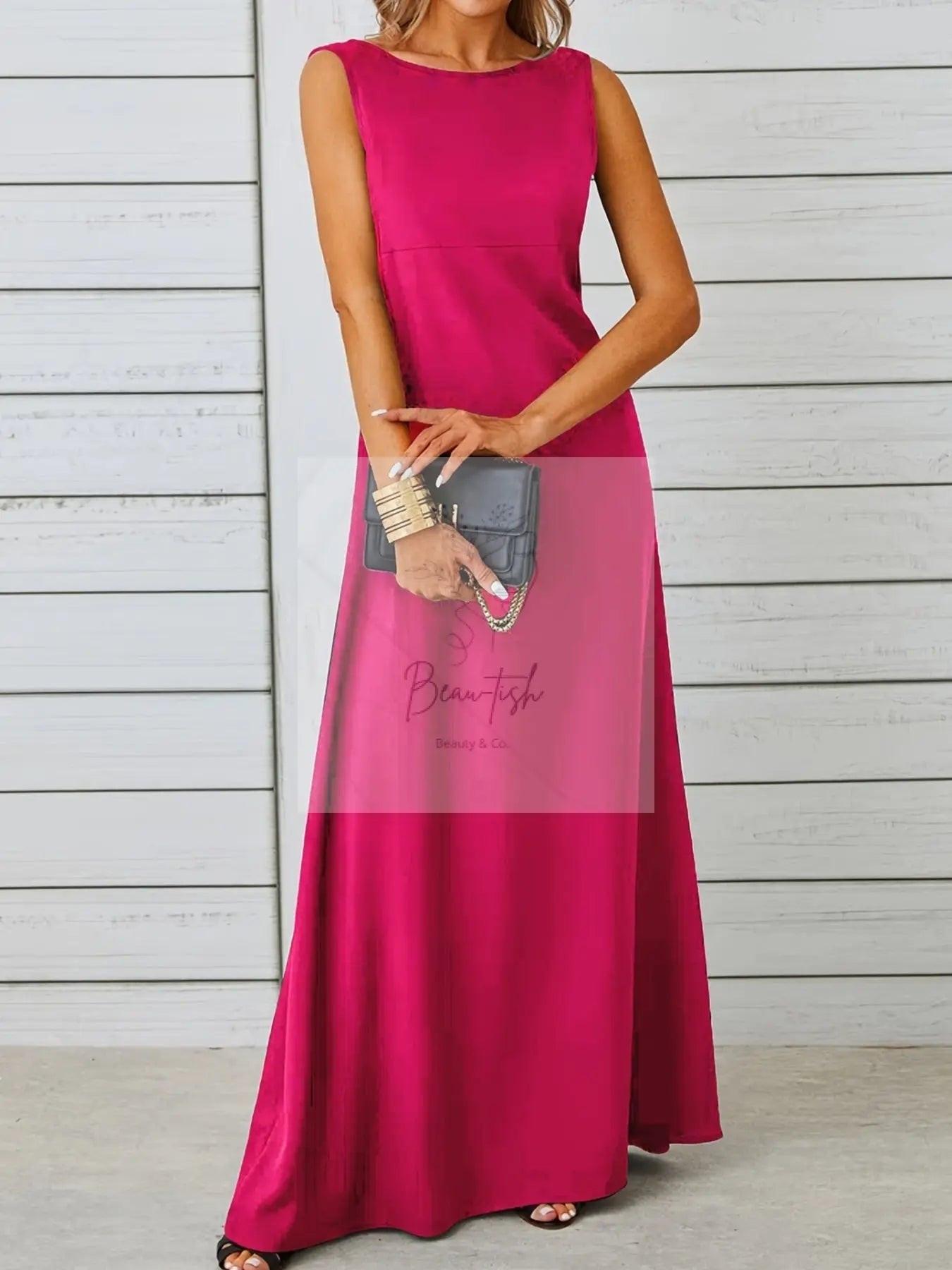 Sleeveless Flowy Maxi Dress