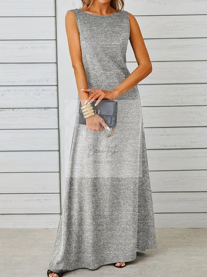 Sleeveless Flowy Maxi Dress