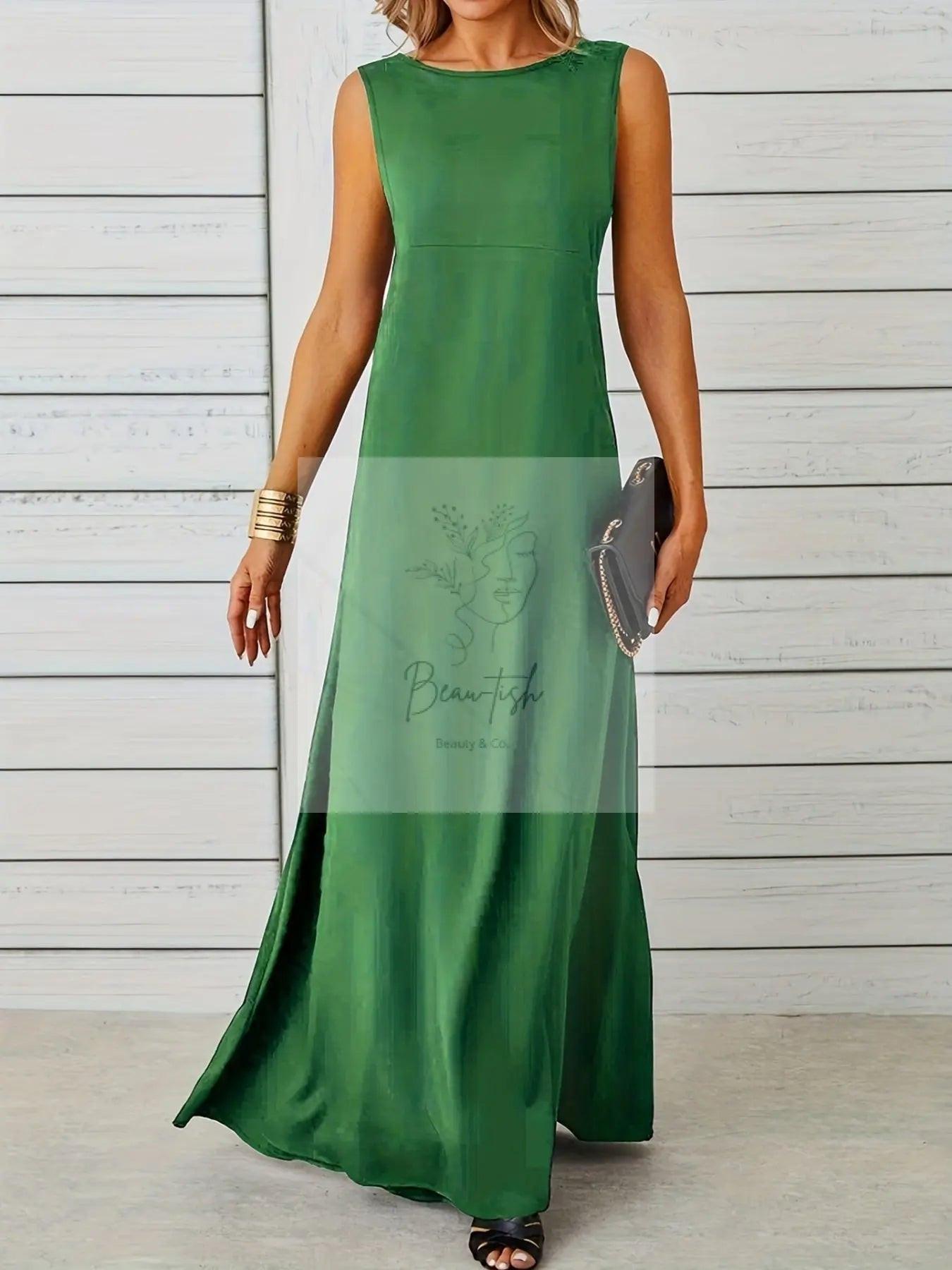 Sleeveless Flowy Maxi Dress