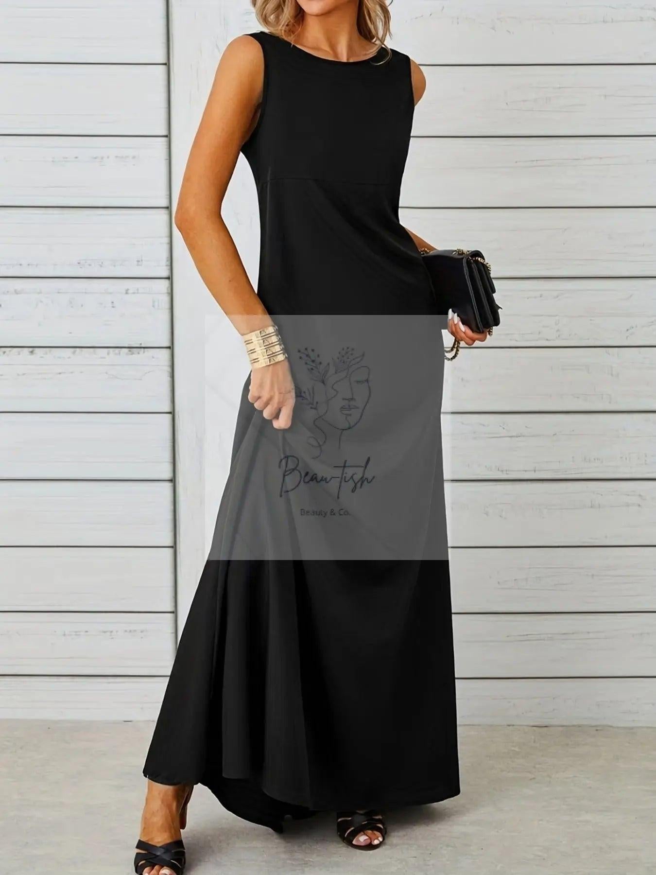 Sleeveless Flowy Maxi Dress
