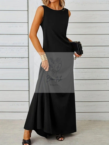 Sleeveless Flowy Maxi Dress