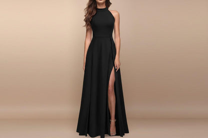 Sleeveless Slit Maxi Dress