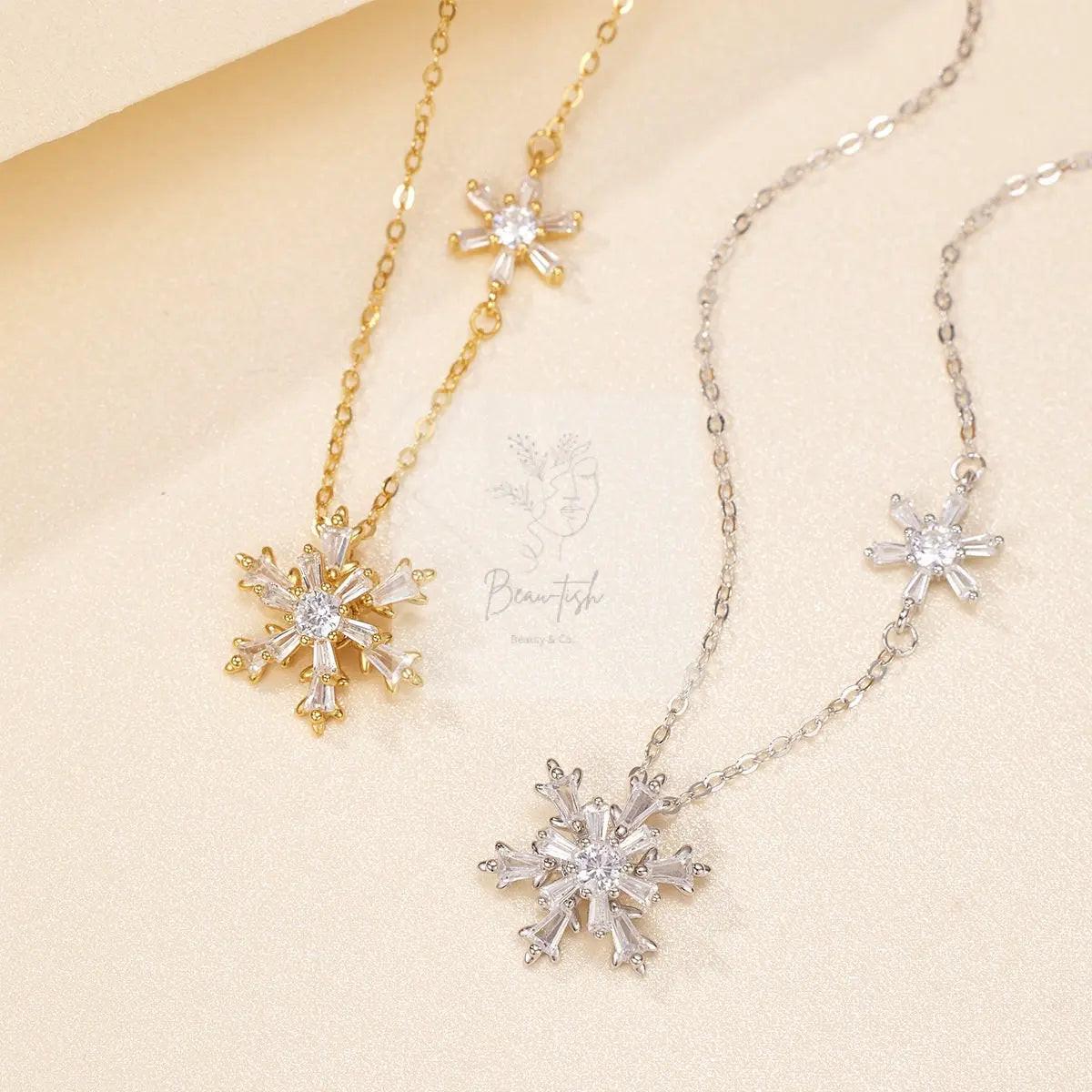Snowflake Pendant Necklace