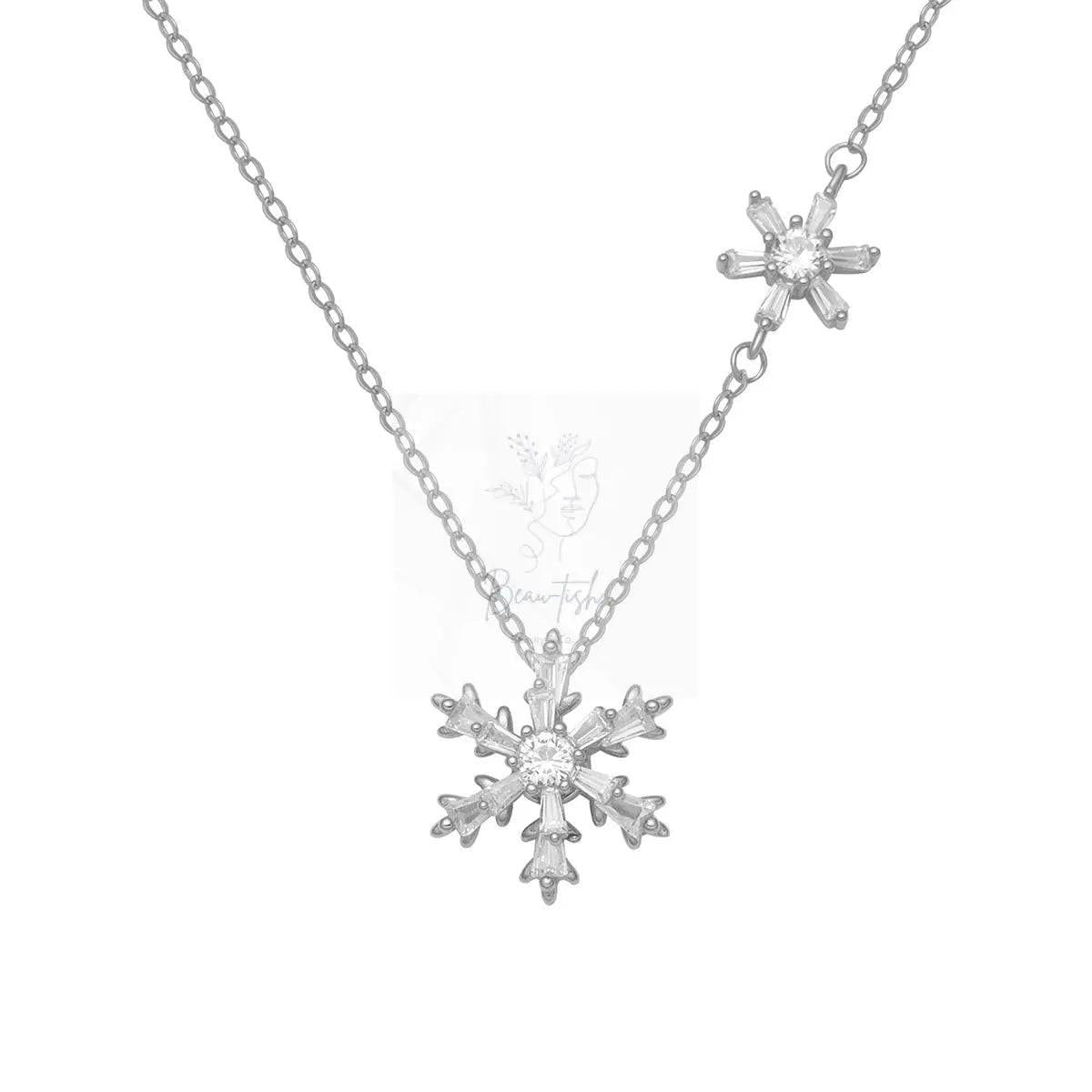 Snowflake Pendant Necklace