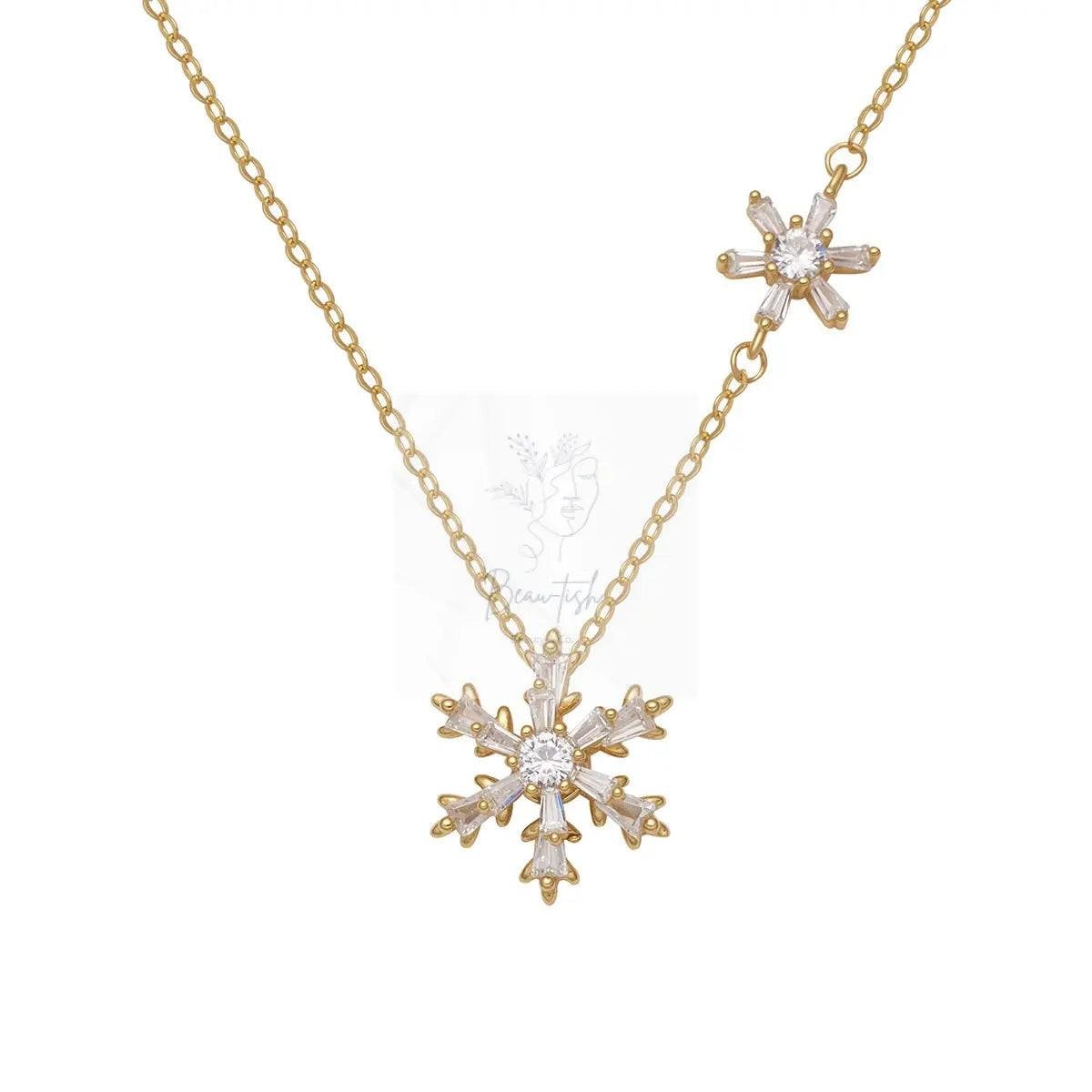 Snowflake Pendant Necklace