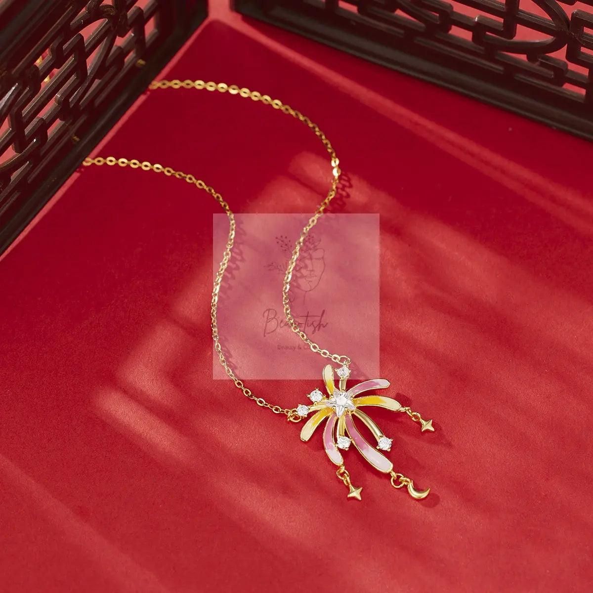 Starburst Pendant Necklace