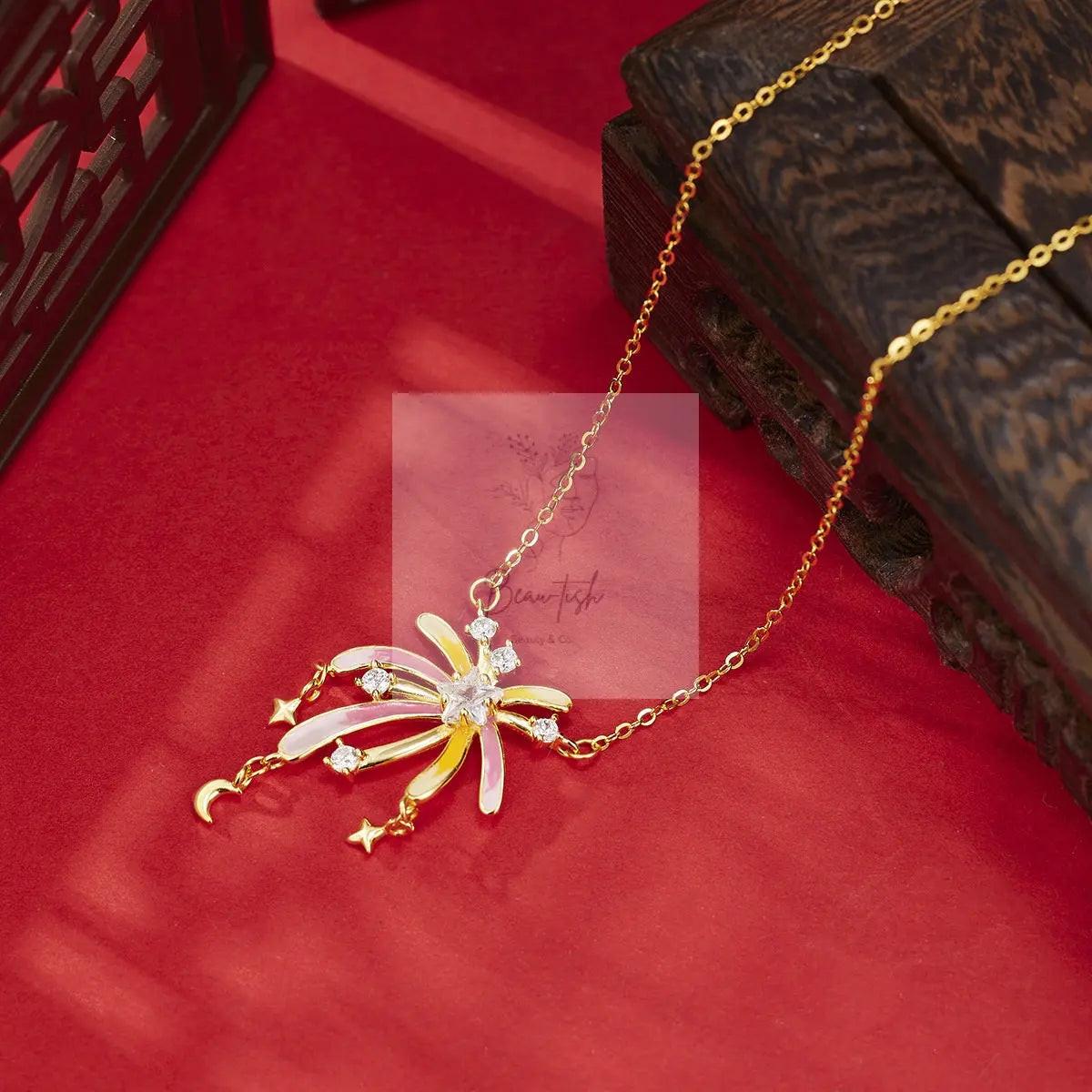 Starburst Pendant Necklace