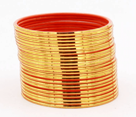Studded Aluminium Bangle Set