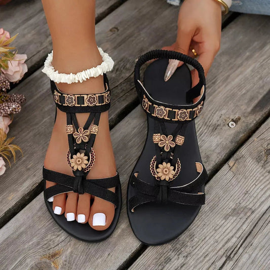 T - Strap Ankle Sandals