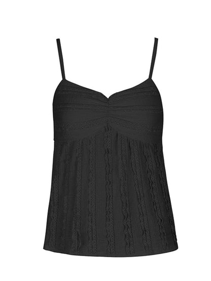 Textured Sweetheart Neck Cami