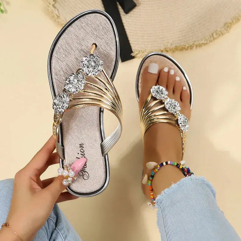 Toe Post Flats Sandals