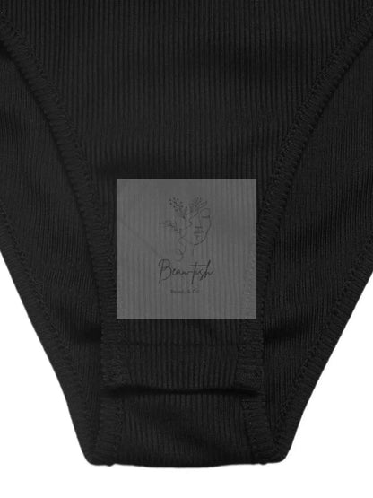 Two - Tone Long Sleeve Bodysuit