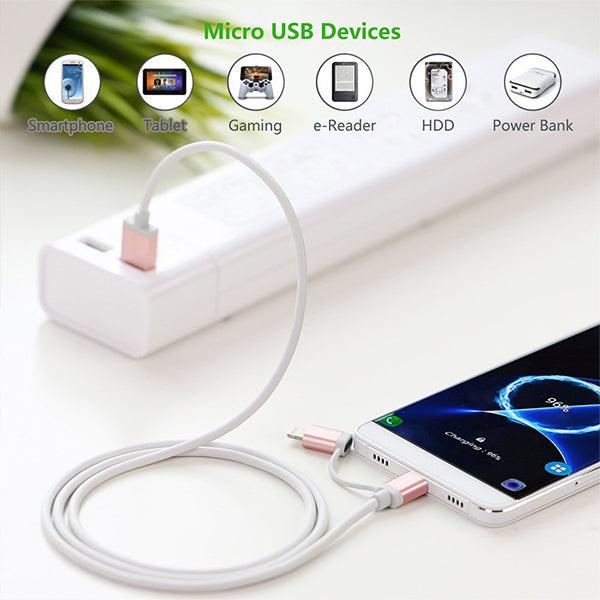 UGREEN Micro - USB to USB Cable with MFI Certified iPhone Adapter 1M (30470)