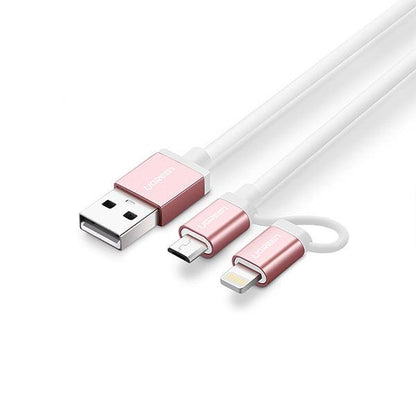 UGREEN Micro - USB to USB Cable with MFI Certified iPhone Adapter 1M (30470)