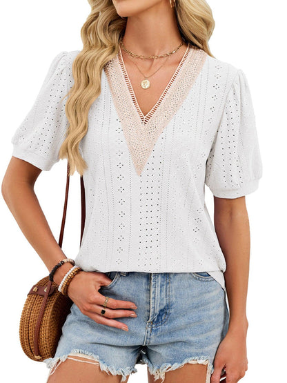 V-Neck Short Sleeve T-Shirt