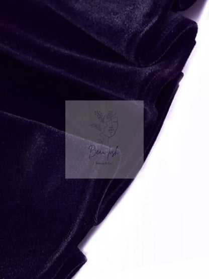 Velvet Ruched Long Sleeve T-Shirt