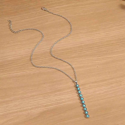 Vintage Style Beaded Bar Necklace