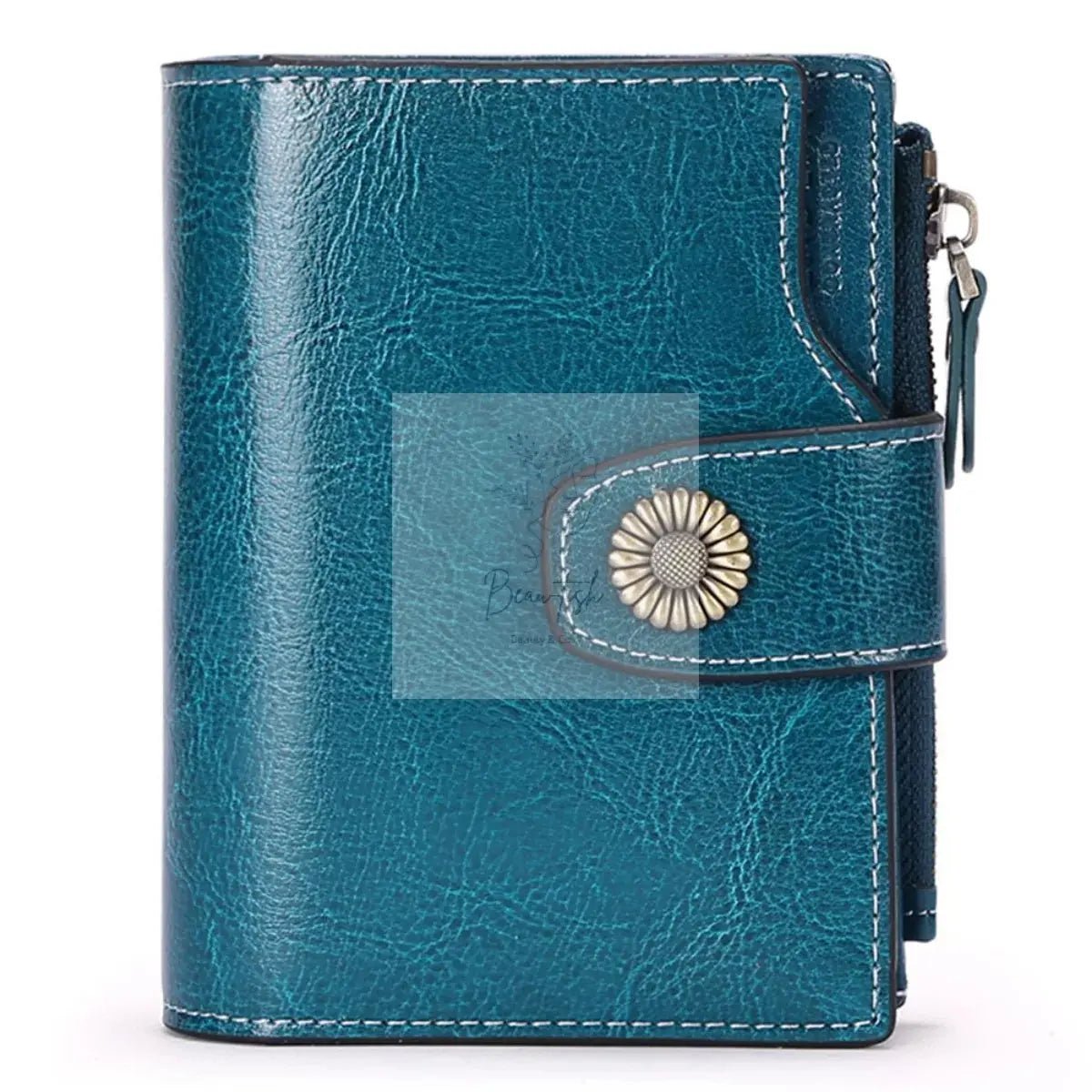 Vintage Style Leather Bifold Wallet