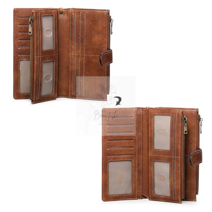 Vintage Style Leather Wallet