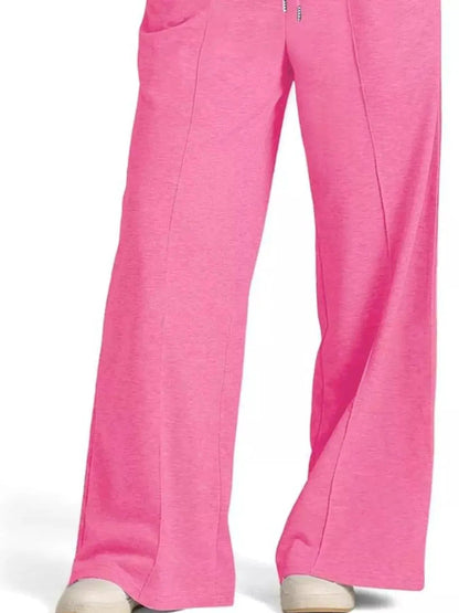 Wide Leg Drawstring Pants