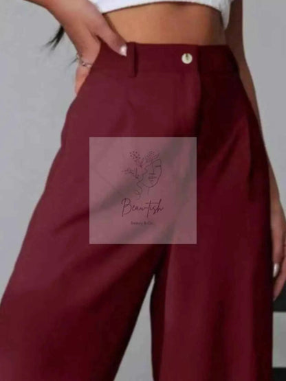 Wide Leg Pleated Pants