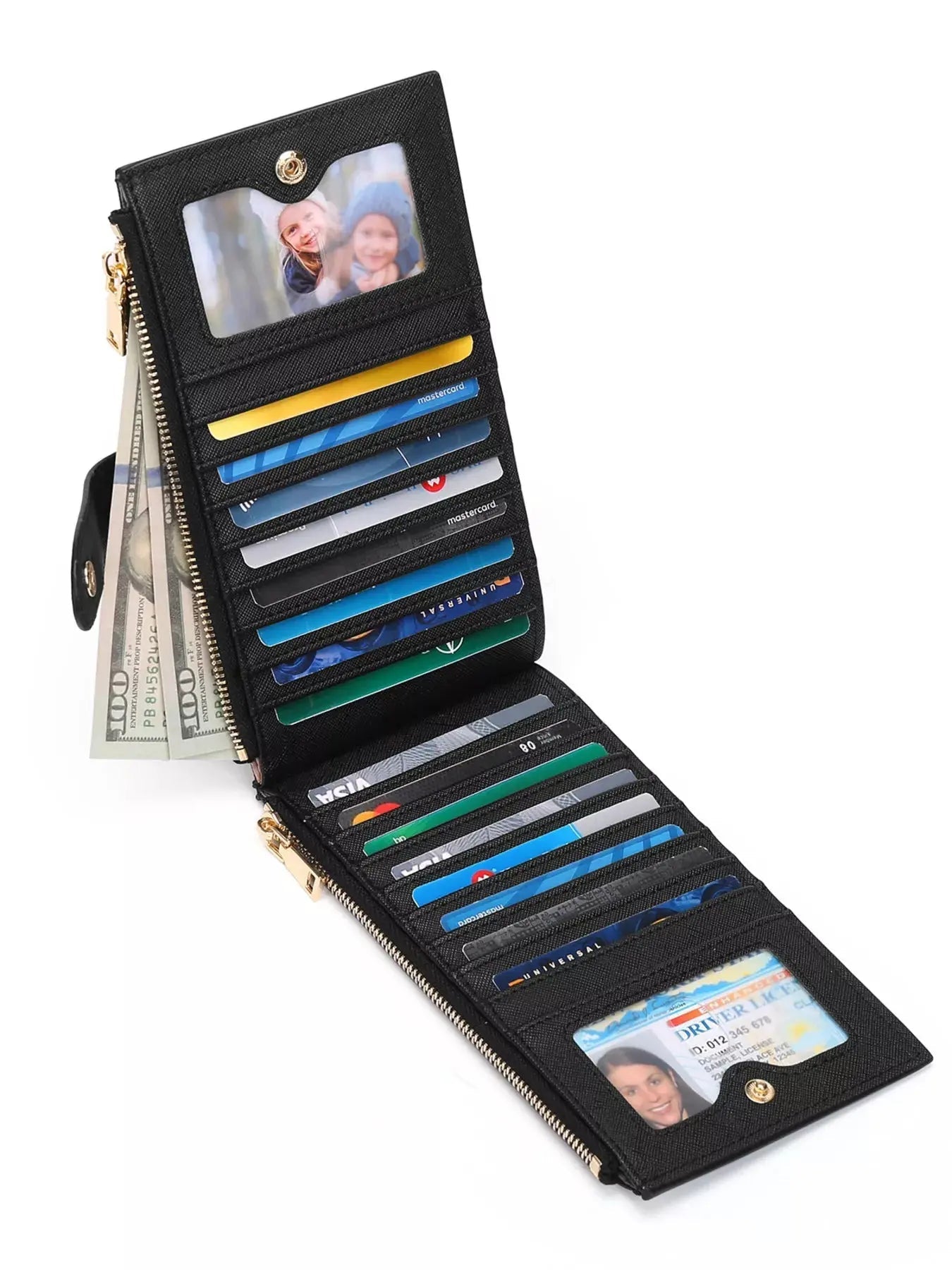 Zippered Long Wallet